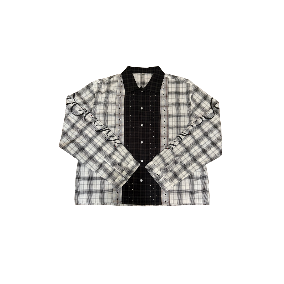 KEEP SHINING PATCHWORK FLANNEL